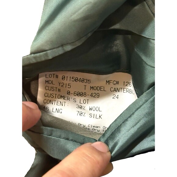 Hickey Freeman collection Nordstrom’s Canterbury wool silk 46 long suit blazer - Picture 15 of 16